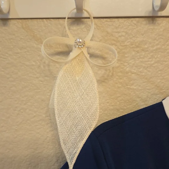 Weissman Stylish Blue and White Polka Dot Kids Dress Costume - Picture 5 of 8